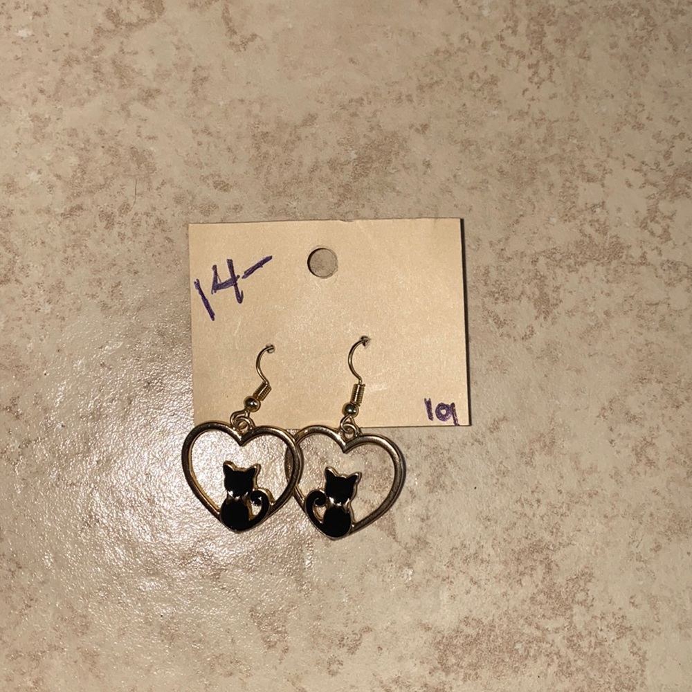 Cat earrings